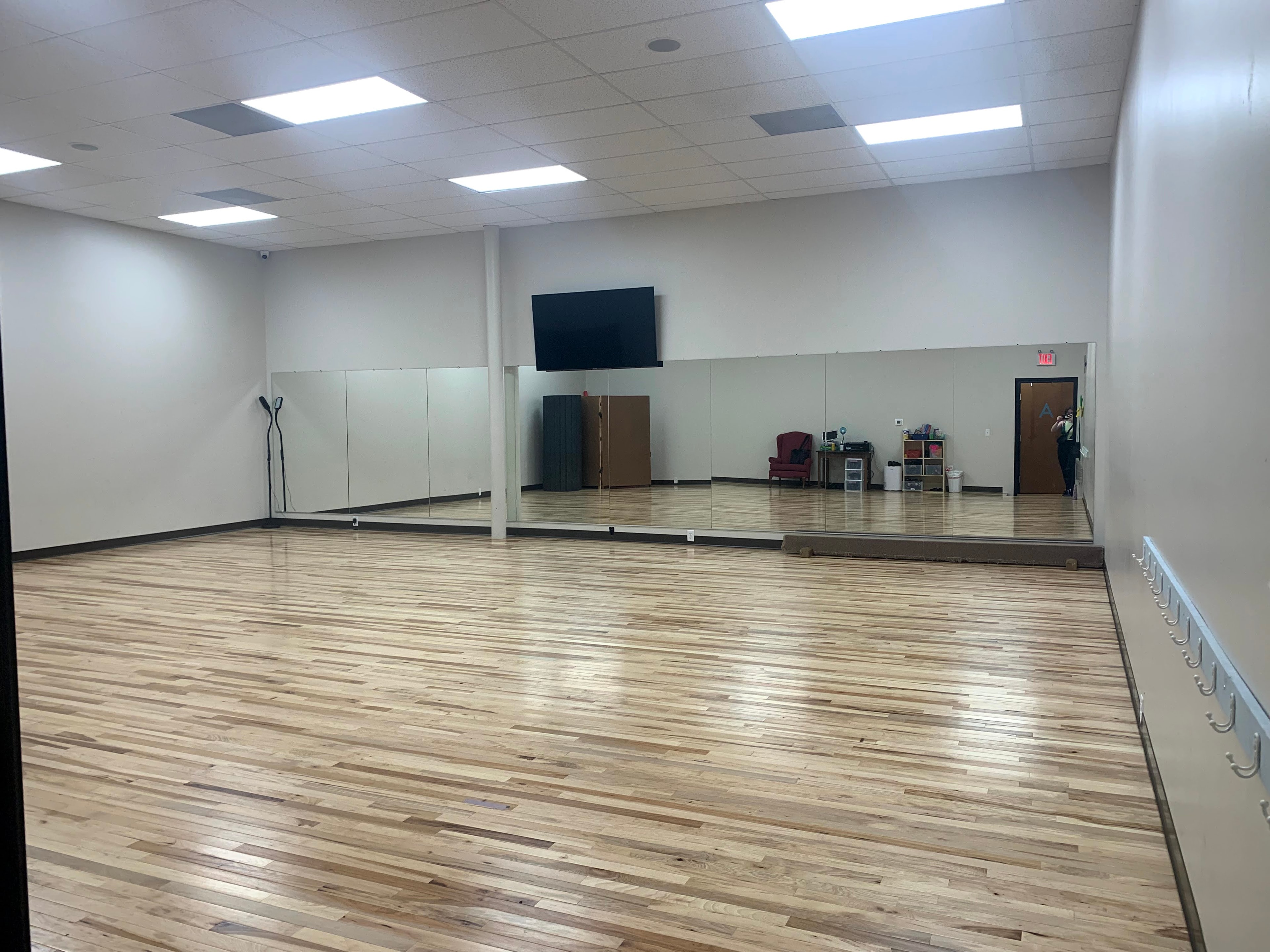 Studio B dance studio interior