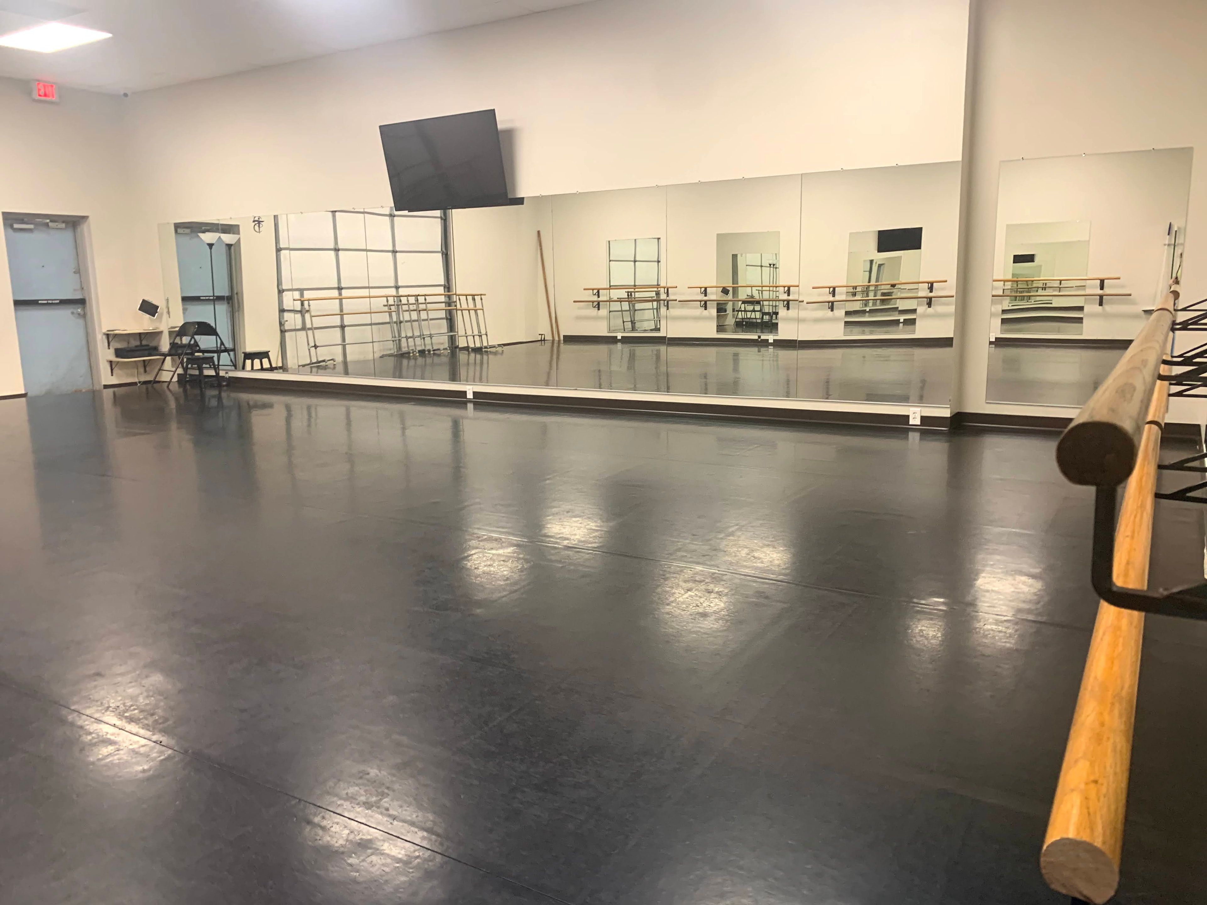 Studio C dance studio interior